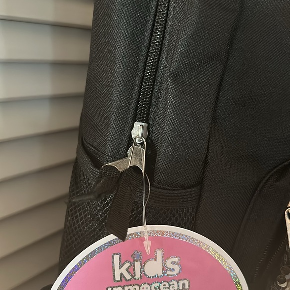 NWT Inmocean Fashion Backpack with Glitter Front Pocket, and zip closure. - Picture 3 of 11